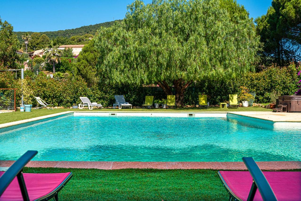 La Villa Romeo, Piscine Et Spa 생트막시메 외부 사진