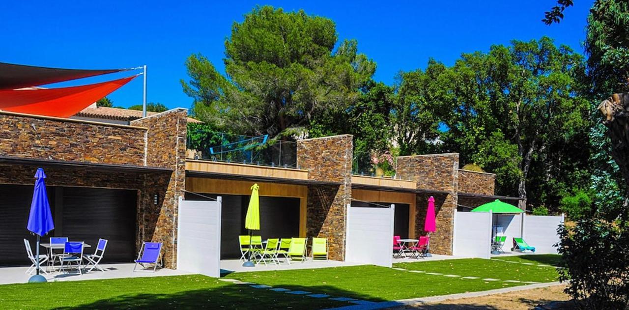 La Villa Romeo, Piscine Et Spa 생트막시메 외부 사진