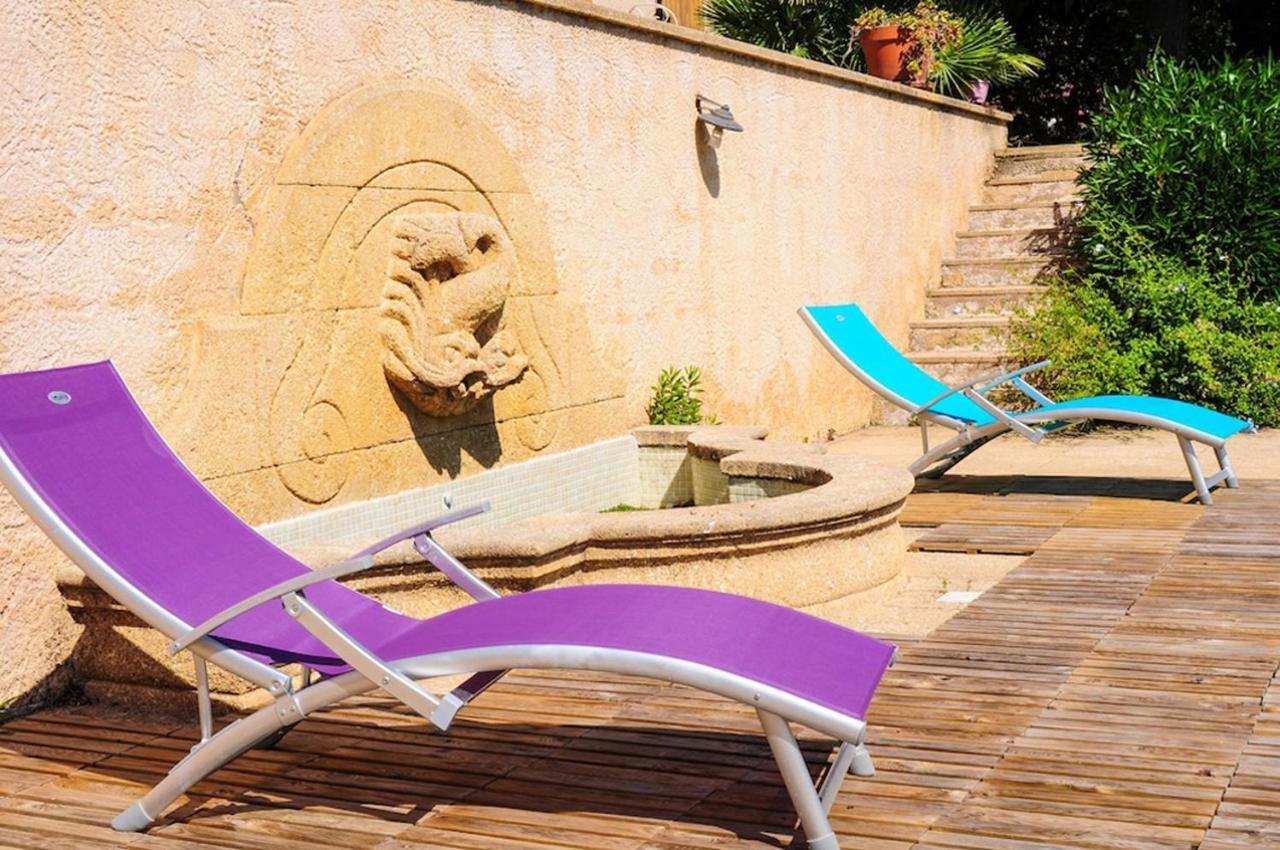 La Villa Romeo, Piscine Et Spa 생트막시메 외부 사진